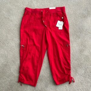 Rafaella Capri Cargo Pants